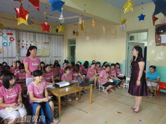 紅纓總部老師老師赴河北固安紅纓小神龍幼兒園入園督導