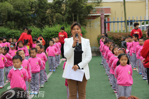 山東棗莊紅纓世紀花園幼兒園舉辦春季親子運動會